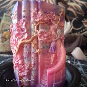 Love Story Pillar Candle